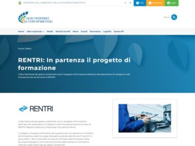 RENTRI: inizia la fase di test e la formazione