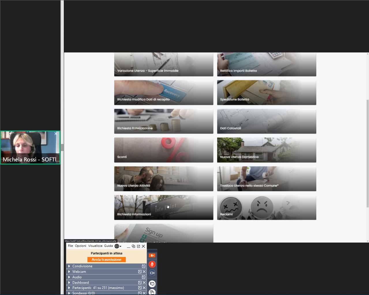 Webinar sullo sportello online: molti gli spunti