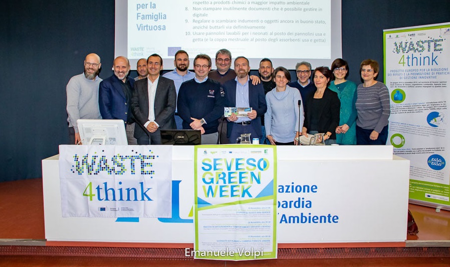 Convegno finale del progetto Europeo Waste4Think con l'amministratore unico di Softline, ing. Gaetano Drosi