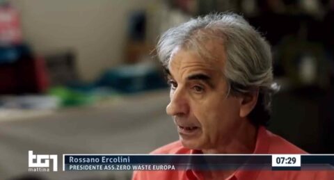 Rossano Ercolini nel corso dell'intervista