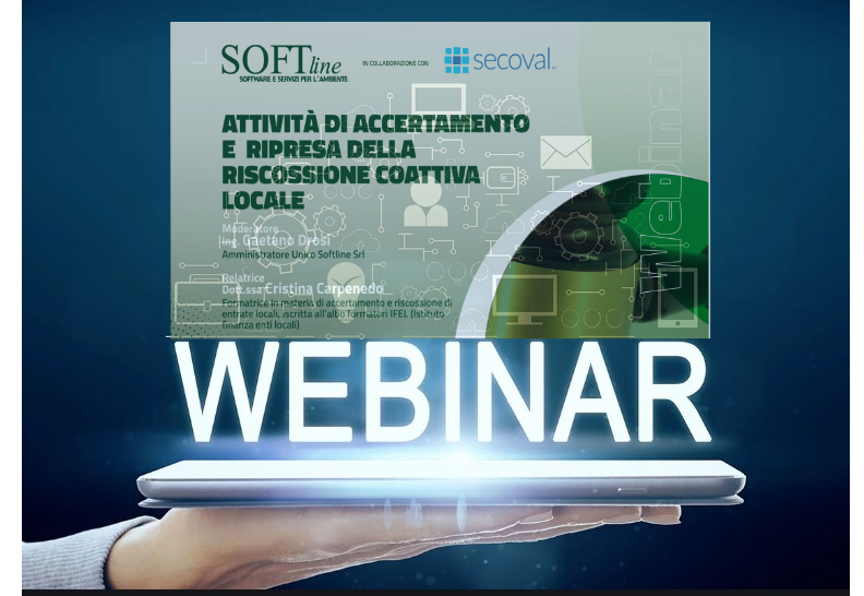 Softline: webinar su ripresa attività di accertamento e riscossione coattiva