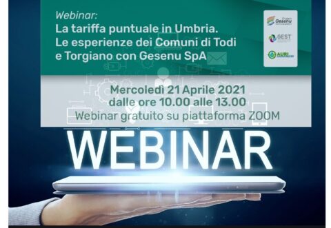 Webinar Gesenu sulle prime esperienze in Umbria di tariffa puntuale