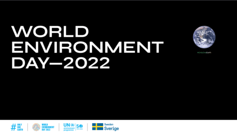Logo della Giornata Mondiale dell'Ambiente 2022
