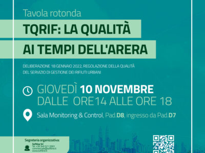 Tavola rotonda – TQRIF: la Qualità ai tempi dell’ARERA