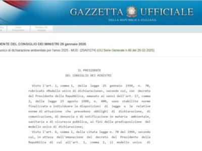 MUD 2025: scadenza 28 giugno