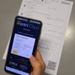 Una schermata dell'app Rentrincloud